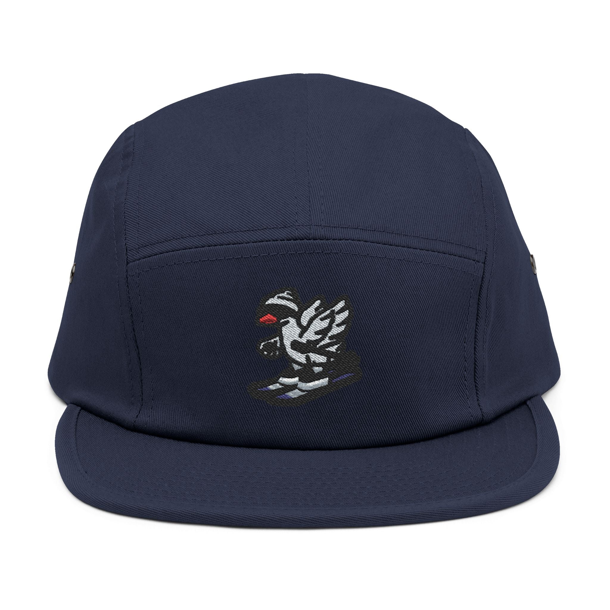 Skiing Goose 5-Panel Cap