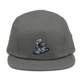 Snowboarding Penguin 5-Panel Cap