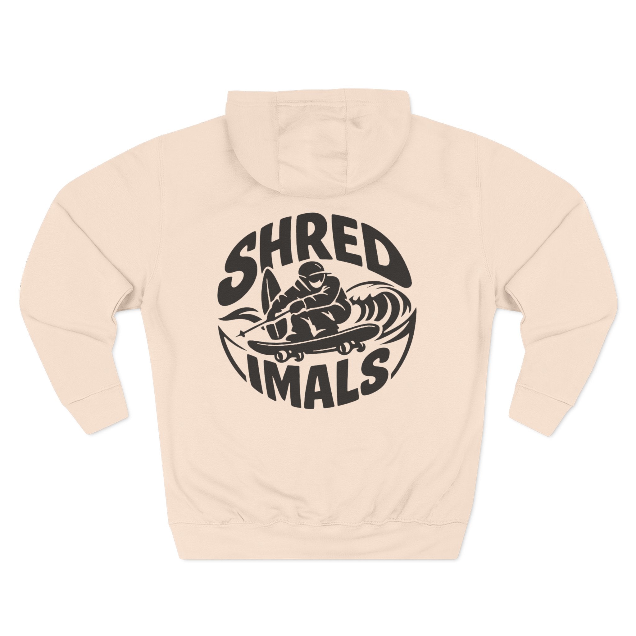 Unisex Fleece Hoodie - Skating Teddy