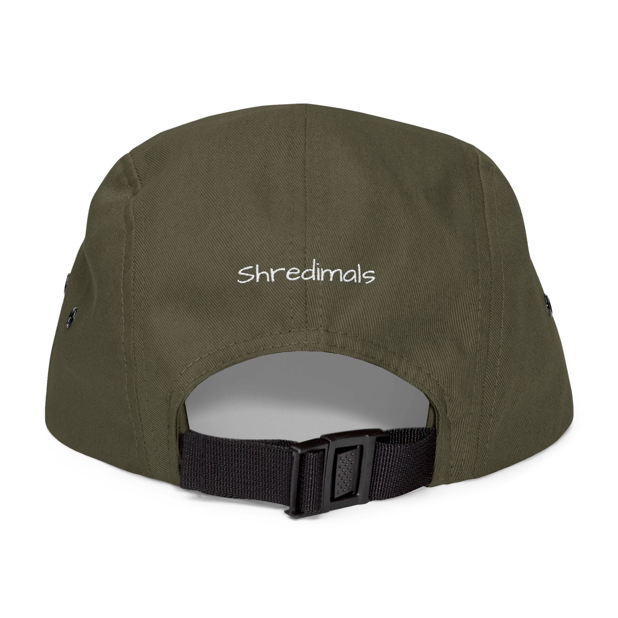 Snowboarding Penguin 5-Panel Cap