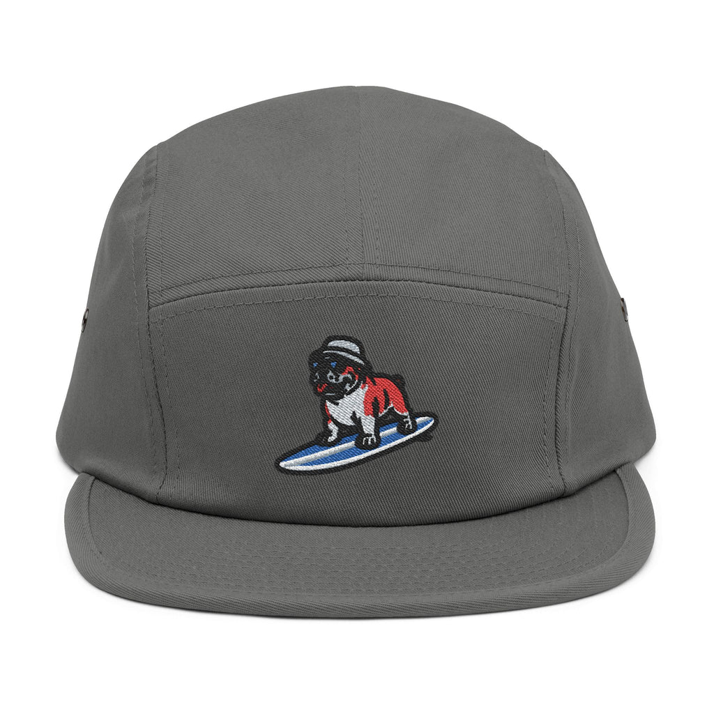 Surfing Bulldog 5-Panel Cap