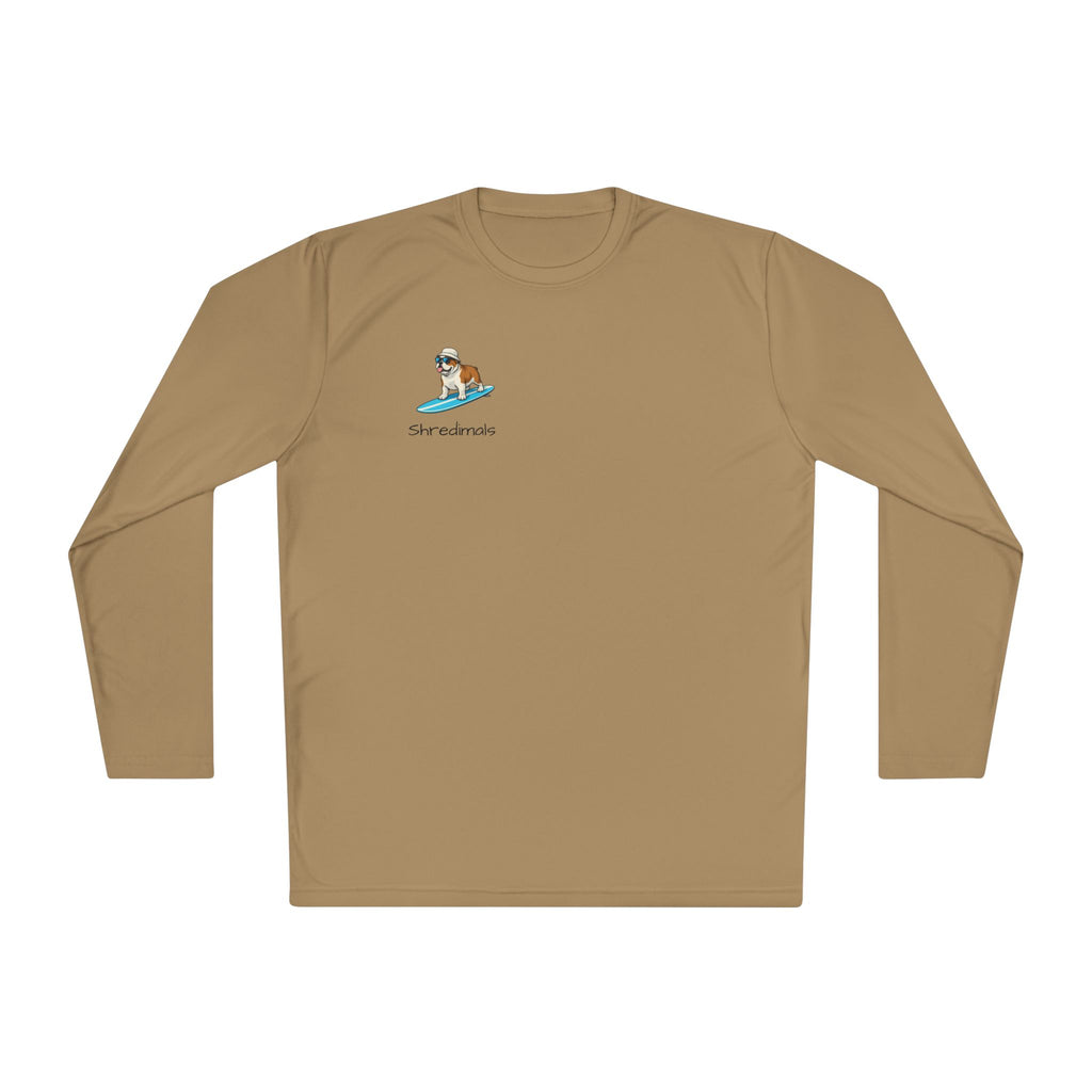 Unisex Long Sleeve Tee (Sport-Tek) - Surfing Bulldog