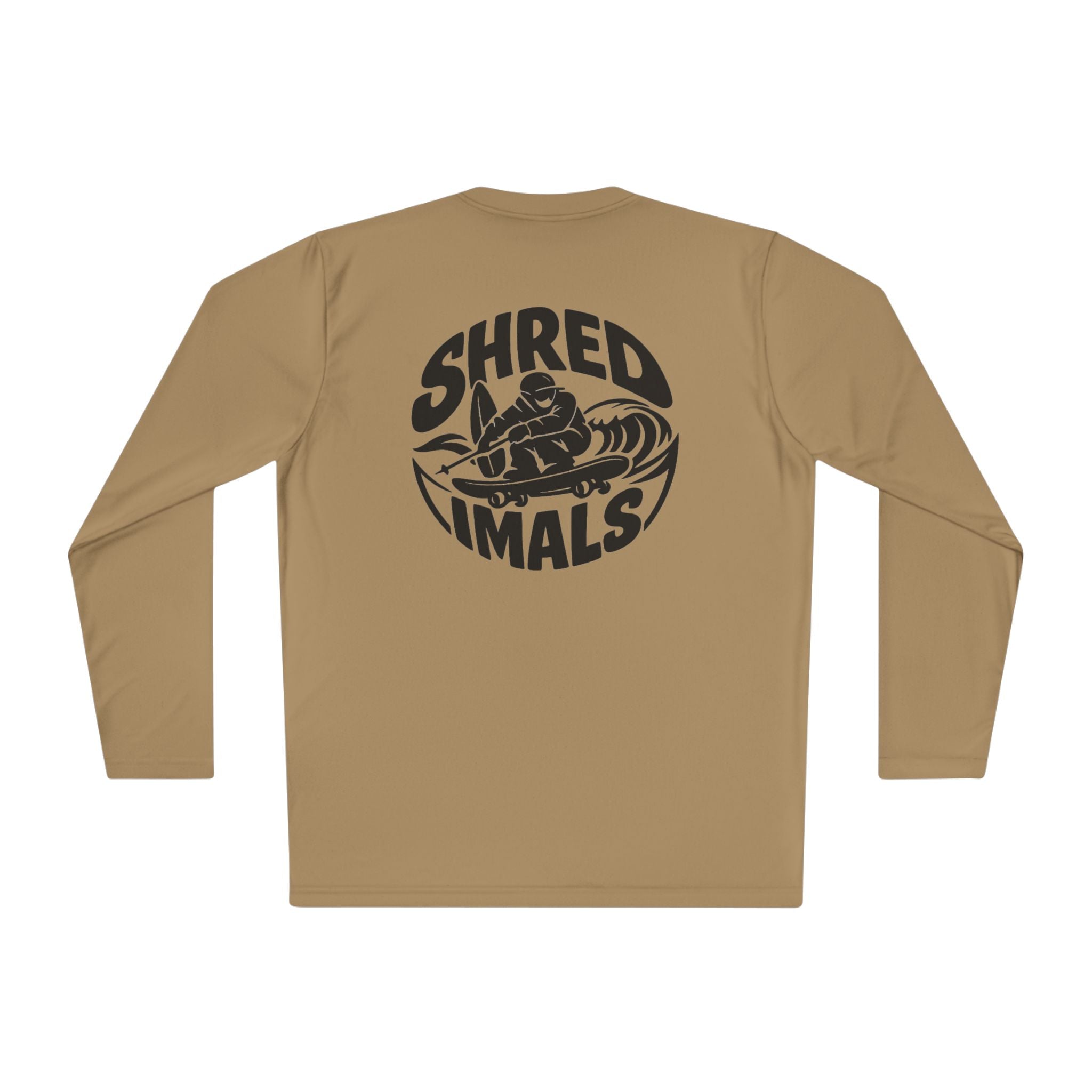 Unisex Long Sleeve Tee (Sport-Tek) - Surfing Bulldog