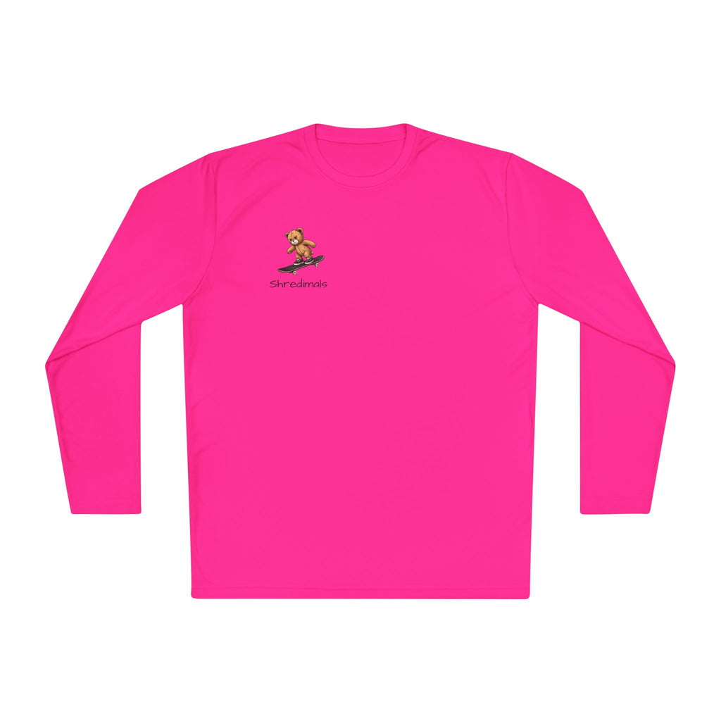 Unisex Long Sleeve Tee (Sport-Tek) - Skating Teddy