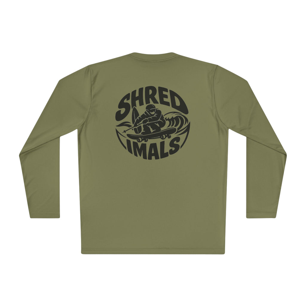 Unisex Long Sleeve Tee (Sport-Tek) - Skating Teddy