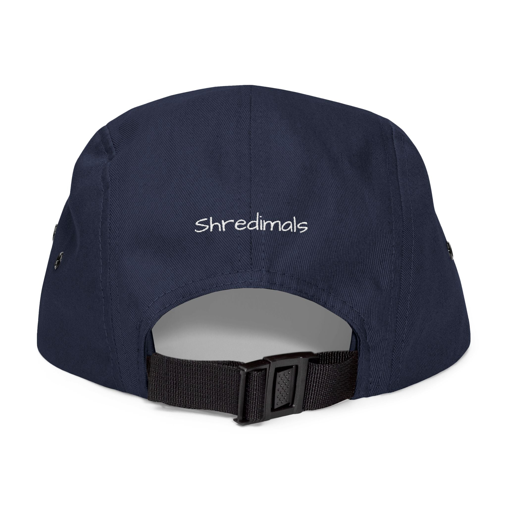 Snowboarding Penguin 5-Panel Cap