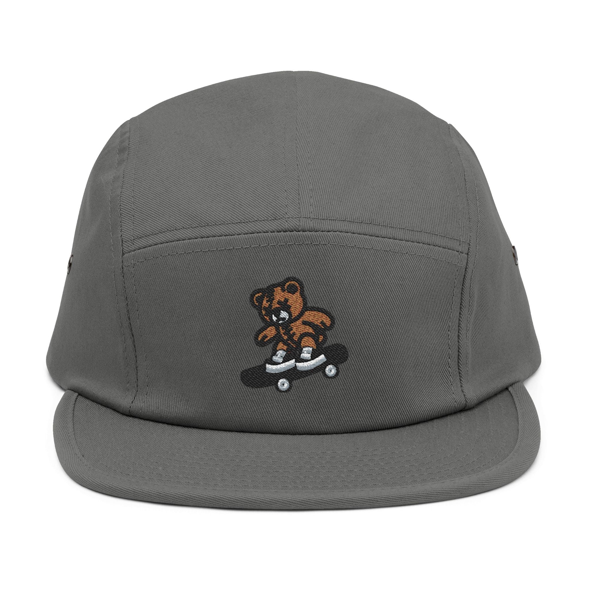 Skating Teddy 5-Panel Cap