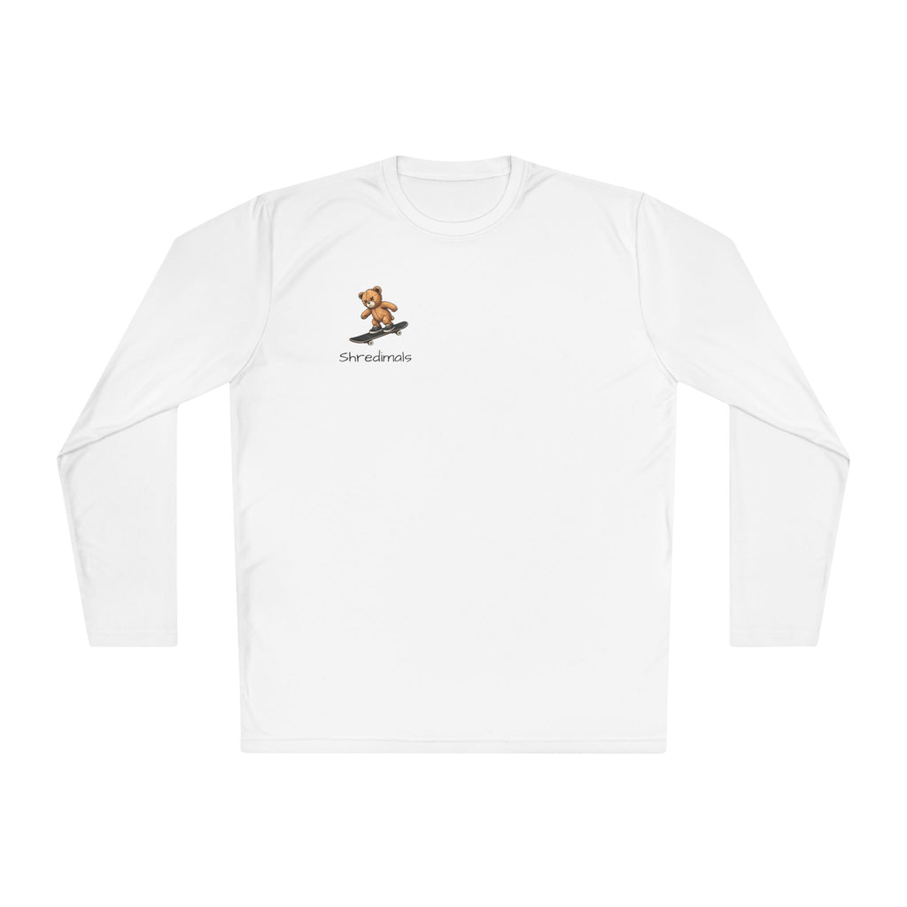 Unisex Long Sleeve Tee (Sport-Tek) - Skating Teddy