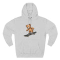 Unisex Fleece Hoodie - Skating Teddy