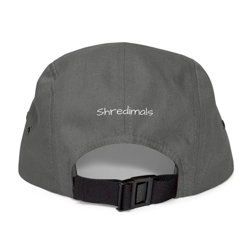Snowboarding Penguin 5-Panel Cap