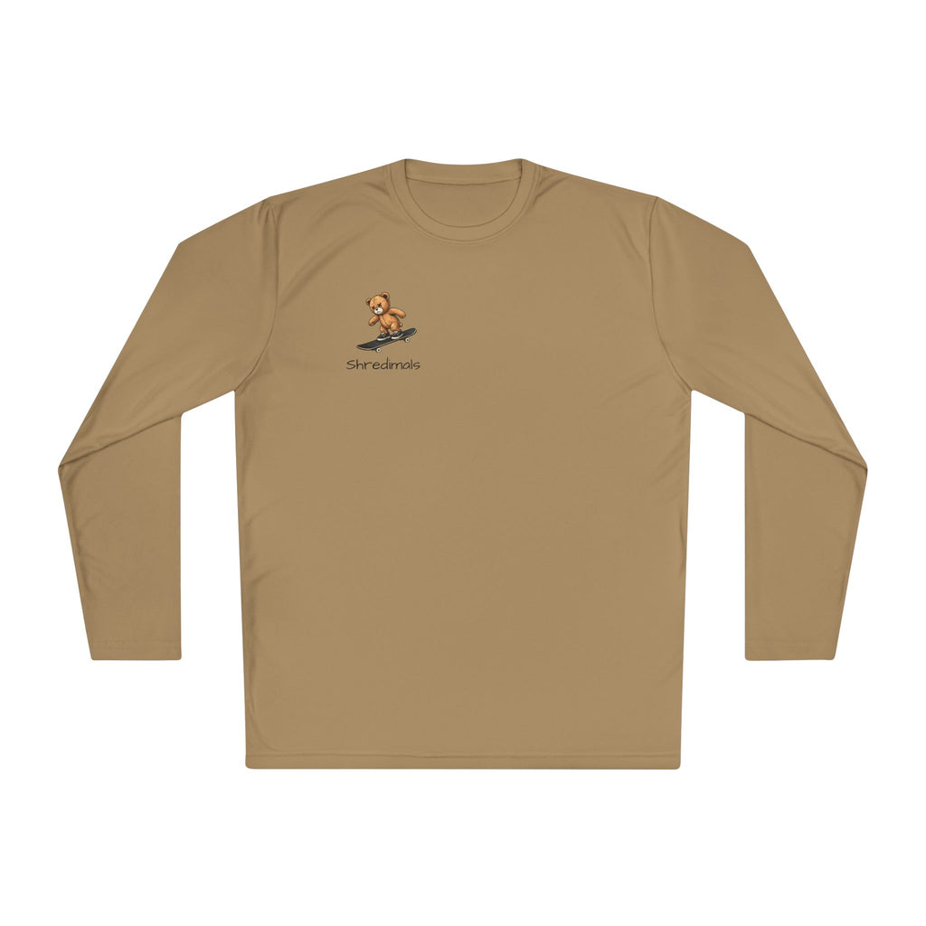 Unisex Long Sleeve Tee (Sport-Tek) - Skating Teddy