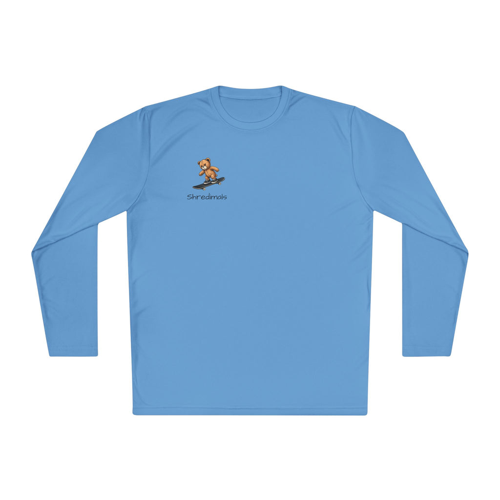 Unisex Long Sleeve Tee (Sport-Tek) - Skating Teddy