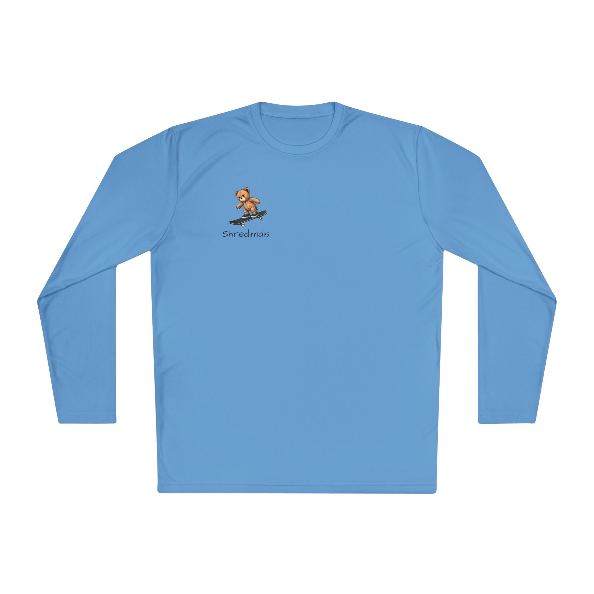Unisex Long Sleeve Tee (Sport-Tek) - Skating Teddy