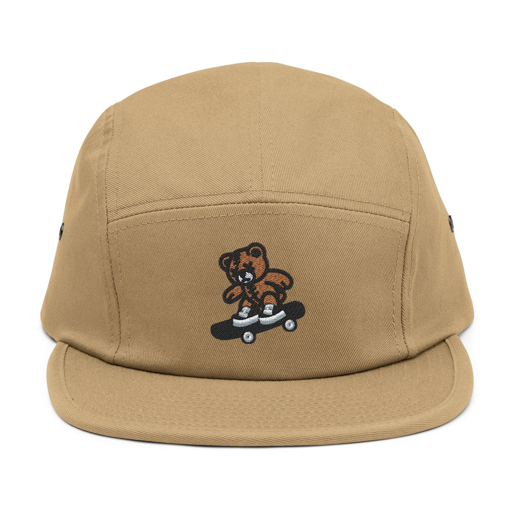 Skating Teddy 5-Panel Cap