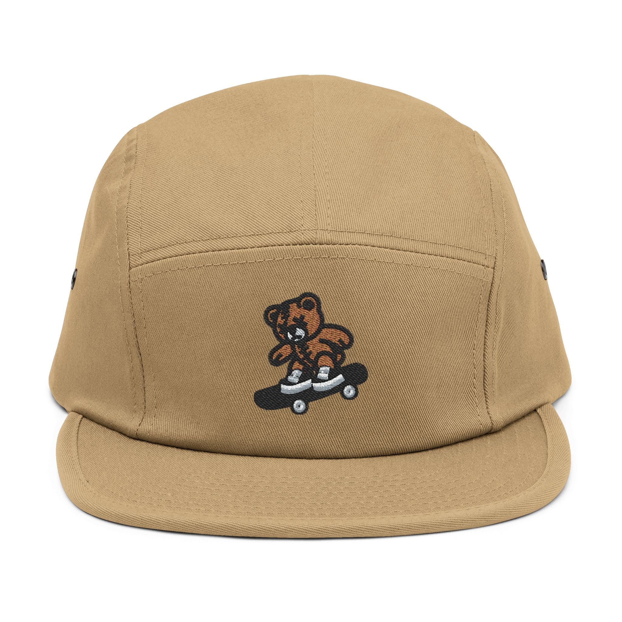 Skating Teddy 5-Panel Cap