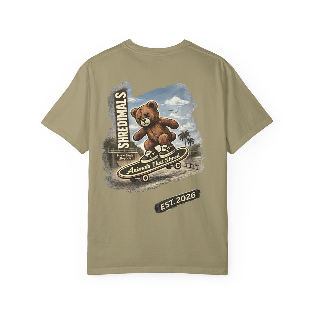 Unisex Graphic Tee - Skating Teddy