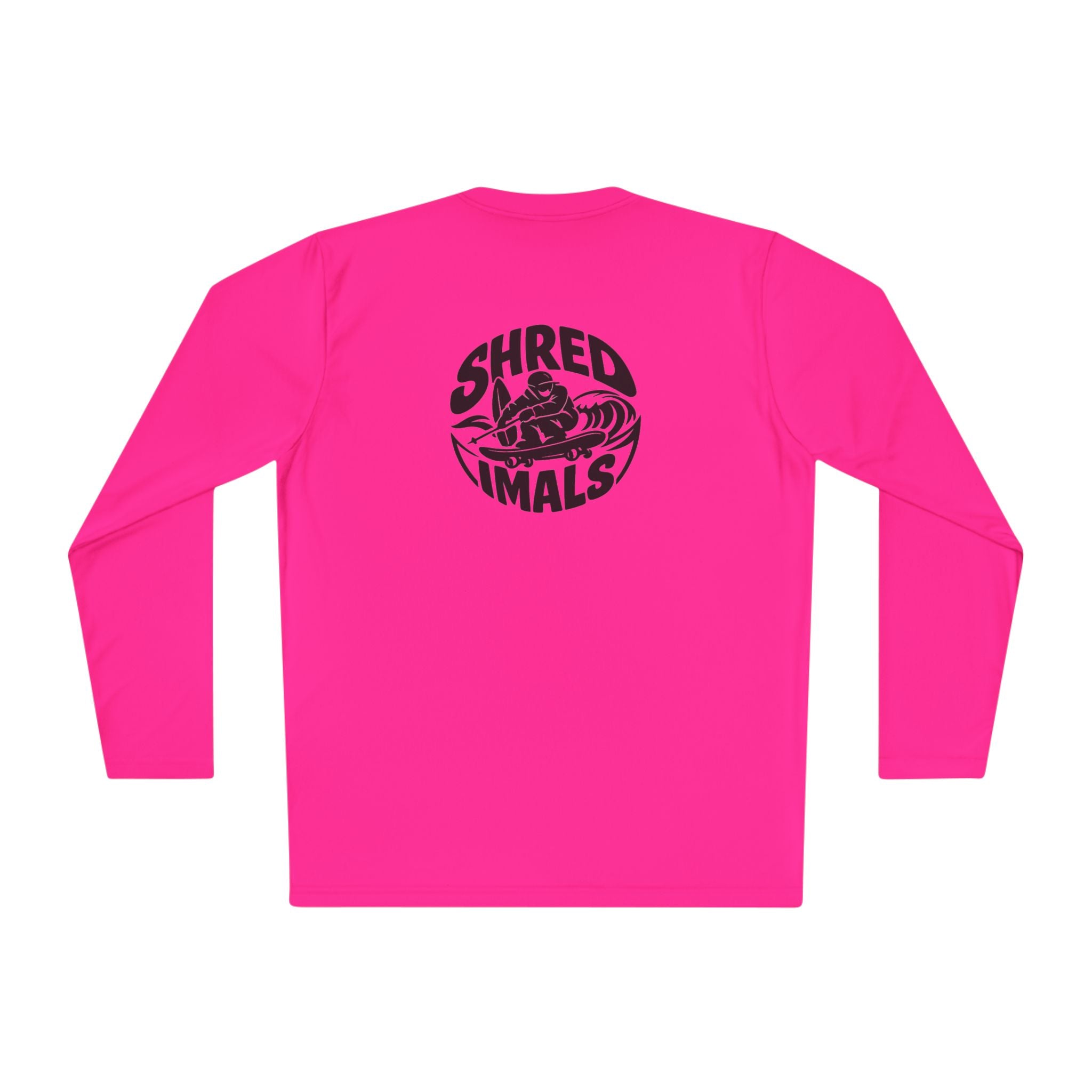 Unisex Long Sleeve Tee (Sport-Tek) - Skiing Goose