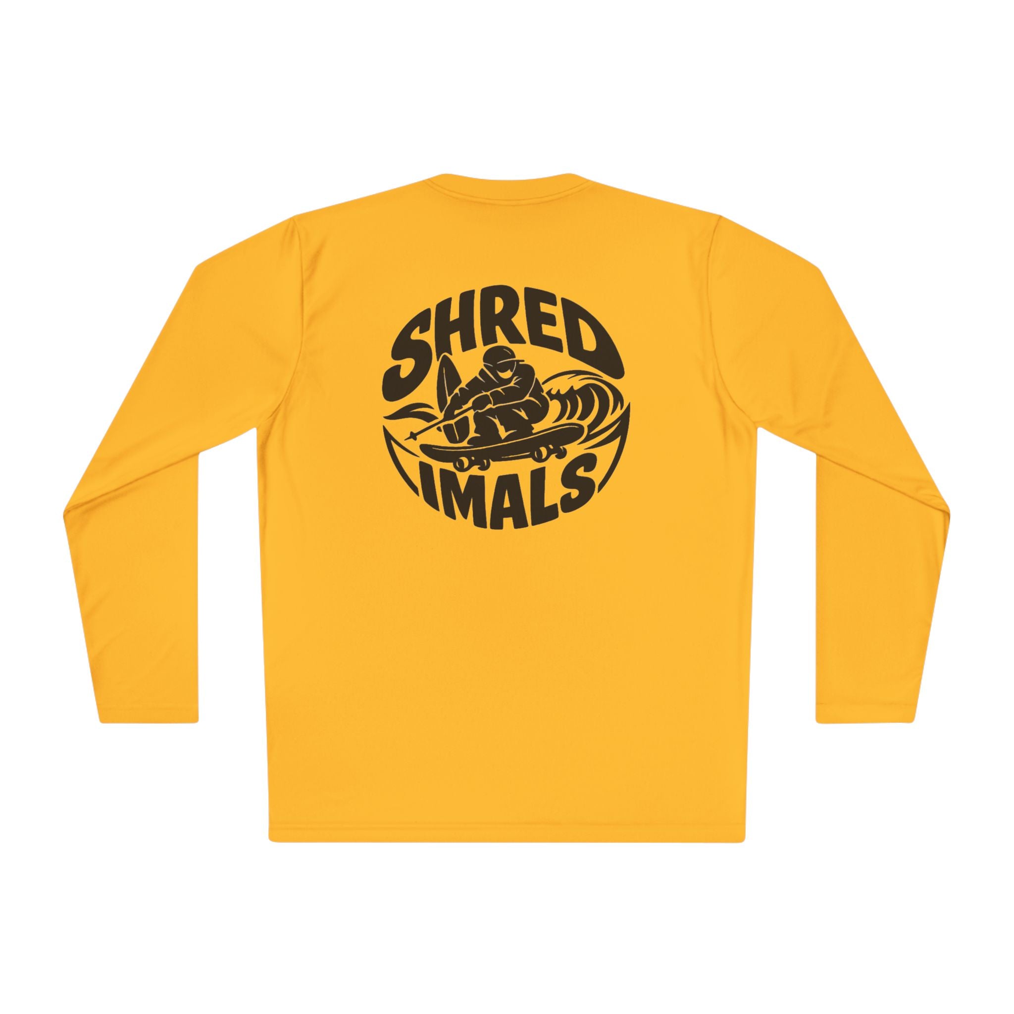 Unisex Long Sleeve Tee (Sport-Tek) - Surfing Bulldog