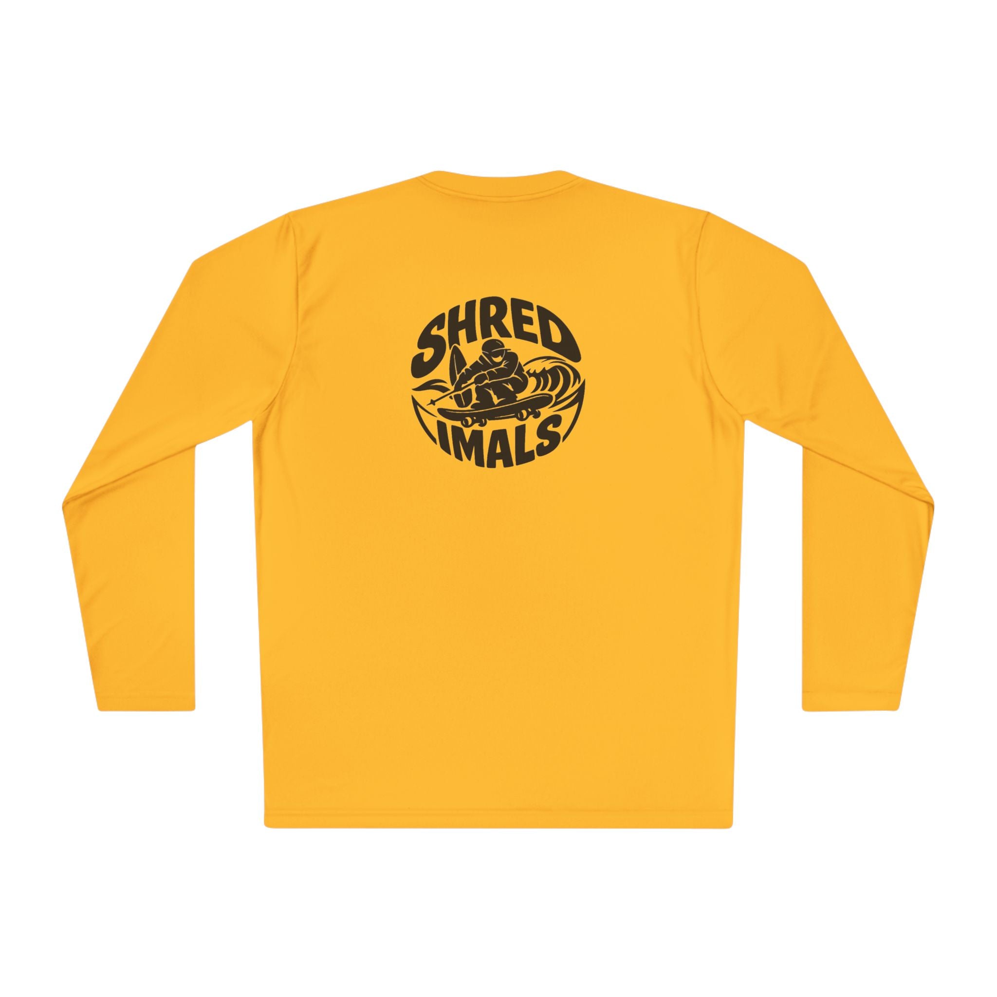 Unisex Long Sleeve Tee (Sport-Tek) - Skiing Goose