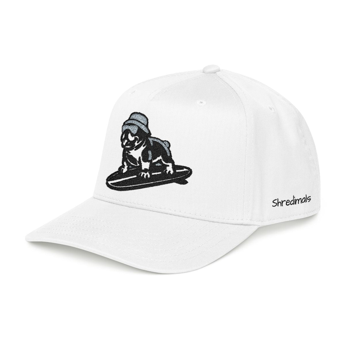Surfing Bulldog Baseball Cap