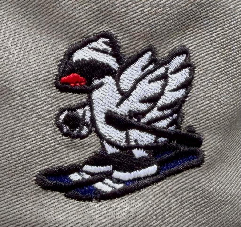 Skiing Goose 5-Panel Cap