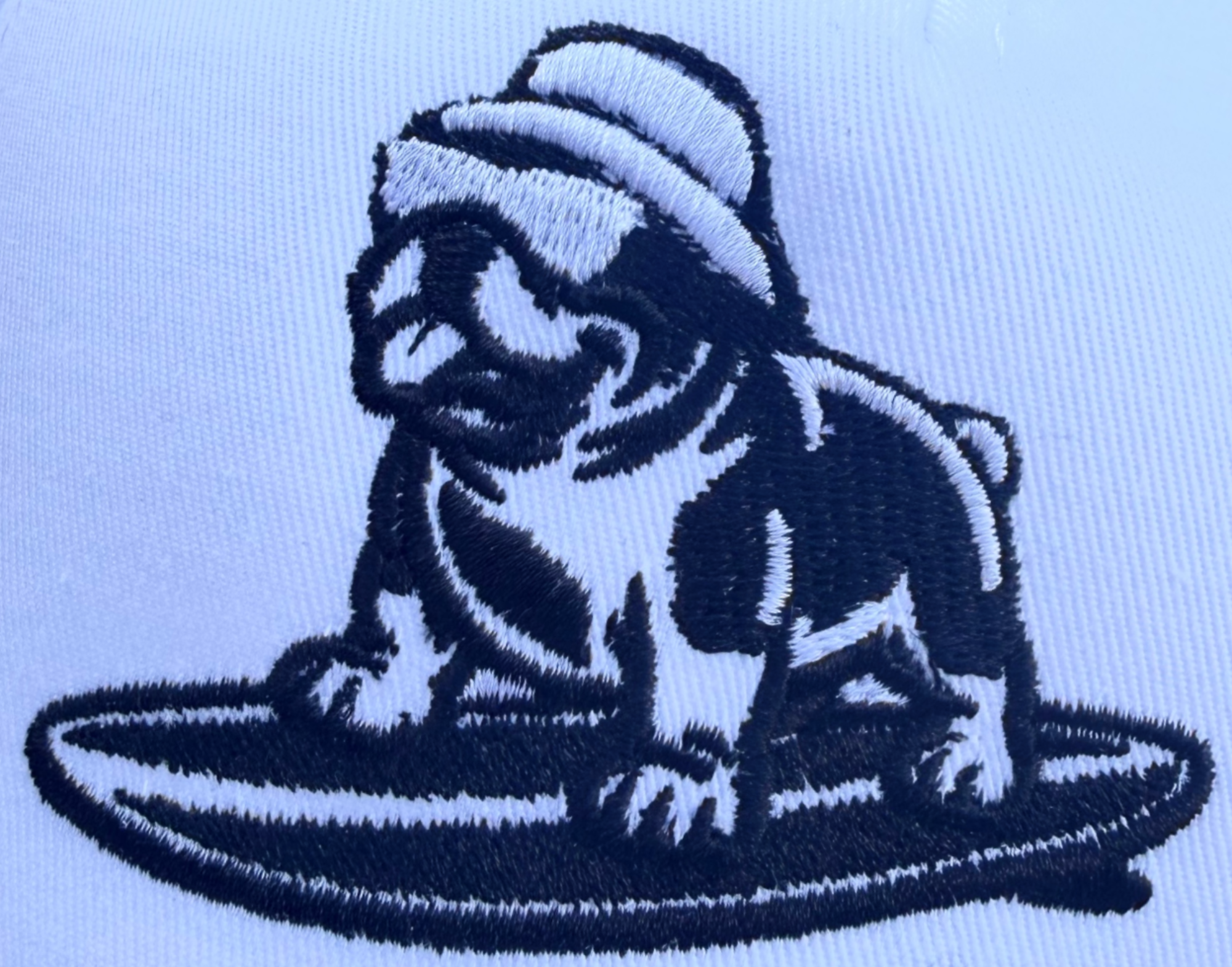 Surfing Bulldog Baseball Cap