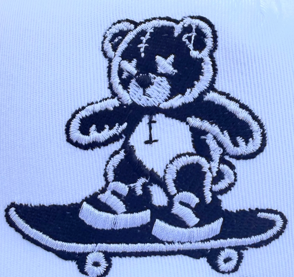 Skating Teddy Baseball Cap